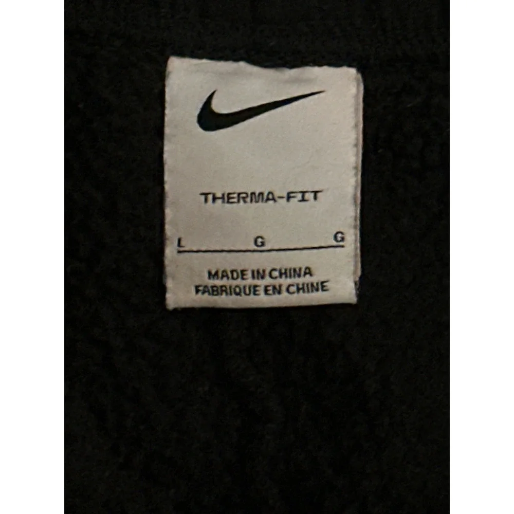 Nike Therma-FIT Faux Fur Black Jogger Sweatpants DV7294-010 Mens Large